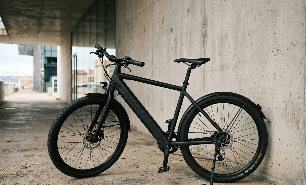 IAvarone Urban X — vélo électrique urbain renforcé noir mat